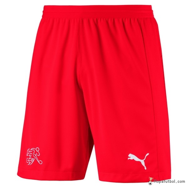 Pantalones Suiza Replica Primera Ropa 2018 Rojo